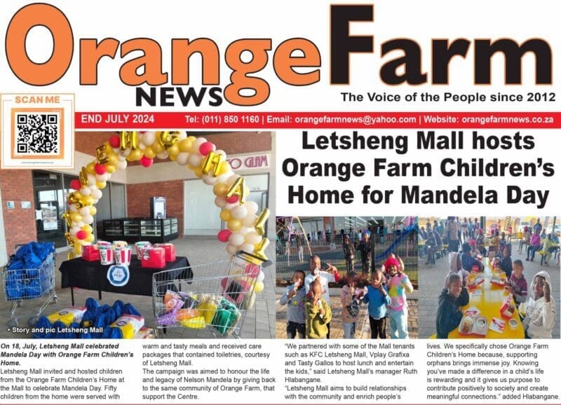 Current Issue: Orange Farm News End July 2024
