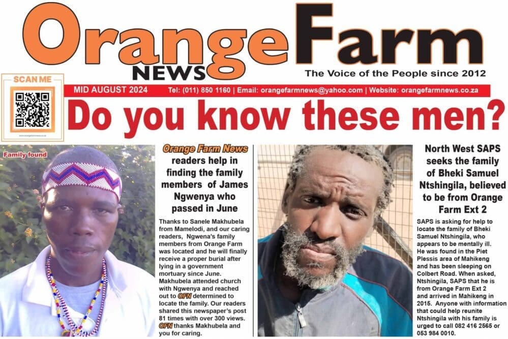Orange Farm News Mid August 2024