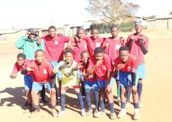 Young footballers impress on the field