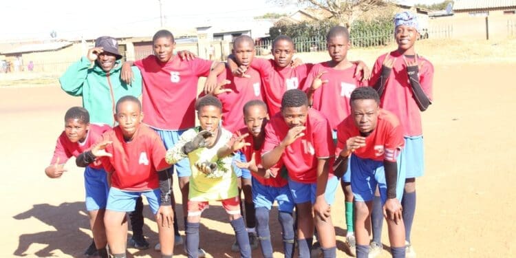 Young footballers impress on the field