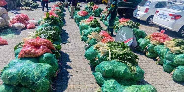 Veggie donation thanks Amadoda Emizi for serving the community